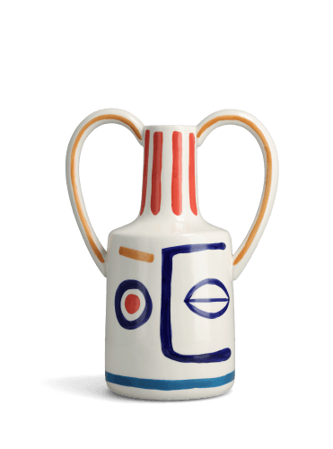 Decorative ceramic vase